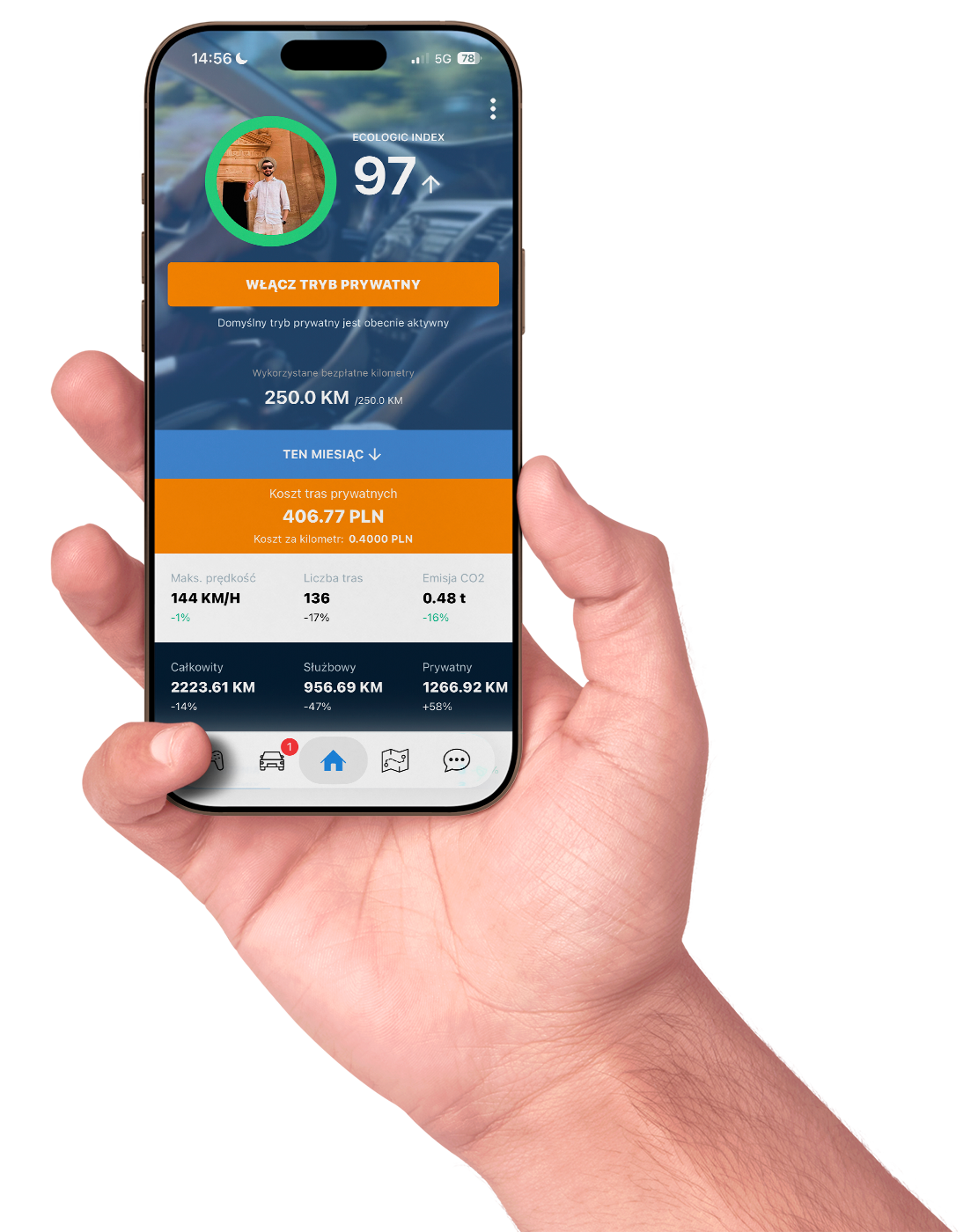 Rozliczenia kilometrów prywatnych